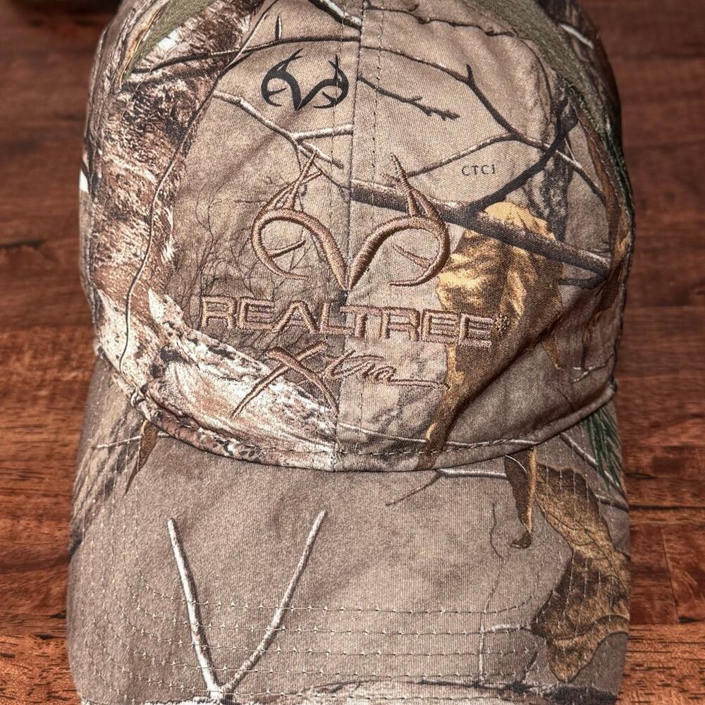 Real Tree Extra Camo Hat Cap Strap-Back - image 1